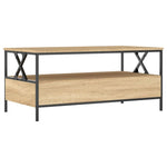 ZNTS Coffee Table Sonoma Oak 100x51x45 cm Engineered Wood 835300