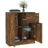 Sideboards 2 pcs Smoked Oak 60x30x70 cm Engineered Wood 3115817