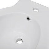 Round Bidet Stand White High-quality Ceramic 140665