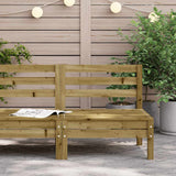 Garden Sofa Natural wood Treated pine wood 837997
