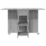 Dinning Table 115 x 70 x 75 cm Engineered Wood Grey Sonoma 8006034