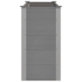 Garden Raised Bed WPC 150x50x91 cm Grey 43608