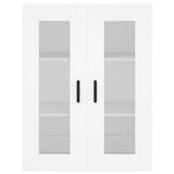 Highboard White 69.5x34x180 cm Engineered Wood 3198217