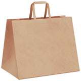 Paper Bags 250 pcs with Handles Brown 32x22x24 cm 4101819