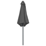 Garden Parasol with Aluminium Pole 270x246 cm Anthracite 47346