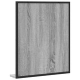 Bathroom Mirror with Shelf Grey Sonoma 50x12x60 cm Engineered Wood 842419