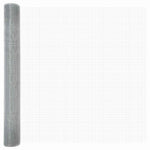 Welded Wire Fence Silver 1 x 100 m Steel 42004999