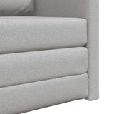 Sofa Bed Cloud Grey 74 x 77 x 81 cm Fabric 4106630