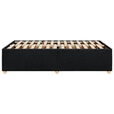 Bed Frame without Mattress Black 120x190 cm Small Double Fabric 3284717
