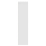 Bookcase White 50x25x105 cm Engineered Wood 852789
