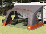 Caravan Tent 3-Person 3-Person Grey and Orange 42001082