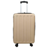 Suitcase Folding Champagne 34 x 23 x 55.5 cm ABS Plastic 42006254