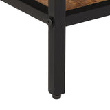 Console Table 100x35x70 cm Solid Rough Wood Mango 374071