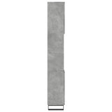 Bathroom Cabinet Concrete Grey 30x30x190 cm Engineered Wood 857201