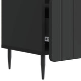 TV Cabinet with Drawer Black 102 x 34.5 x 50 cm Engineered Wood 894446