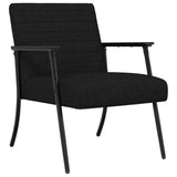 Armchair Black 59 x 75 x 78 cm Fabric 42017672