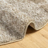 Rug ISTAN High Pile Shiny Look Beige 160 cm 375660