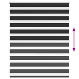 Zebra blind 120.9x175 cm Fabric Width 116.7 cm black 240216