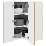 Wall Corner Cabinet PORTO Sonoma Oak 57 x 57 x 80 cm 885427