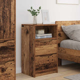 Bedside Tables 2 pcs Old Wood 40 x 30 x 467 cm Engineered Wood 888924