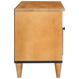 TV Cabinet with Drawer 80 x 33 x 46 cm Solid Mango Wood 4018097