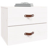 ZNTS Wall-mounted Bedside Cabinet White 50x36x40 cm 820978