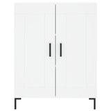 Highboard White 69.5x34x180 cm Engineered Wood 3189957