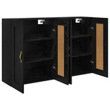 Wall-mounted Cabinet 2 pcs Black Oak 69.5 x 34 x 90 cm 3402691