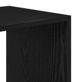 Book Cabinet Black 66x31x112 cm Engineered Wood 860302