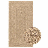 Rug ZIZUR Beige 80x150 cm Jute Look Indoor and Outdoor 4010389