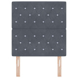 Headboard with Headboard Dark Grey 80 cm Faux Leather 3337741