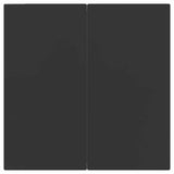 5 Piece Garden Dining Set Black Poly Rattan 3157867