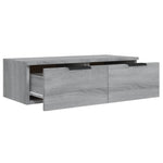 Wall Cabinets 2 pcs Grey Sonoma 68x30x20 cm Engineered Wood 3115898