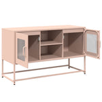 ZNTS TV Cabinet Pink 100.5x39x60.5 cm Steel 853381