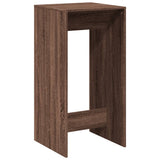 Bar Table Brown Oak 51x50x103.5 cm Engineered Wood 854424