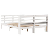 Bed Frame with Headboard without Mattress White 160x200 cm 3306858