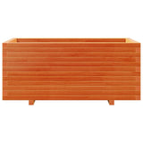 Garden Planter Wax Brown 110x60x49.5 cm Solid Wood Pine 3282571