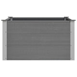 Garden Raised Bed WPC 100x100x54 cm Grey 43605