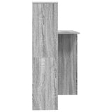 Desk Grey Sonoma 131.5 x 50 x 106.5 cm Engineered Wood 869303