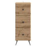 Drawer Cabinet Artisan Oak 33 x 34.5 x 90 cm Engineered Wood 895544
