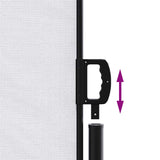 Retractable Side Awning White 160x500 cm 4004436