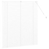 Venetian Blinds Height Adjustable White 130 x 120 cm Aluminium 42005976
