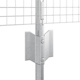 Fence with Post Silver 3336319