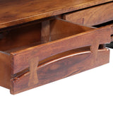 TV Cabinet 140x30x45 cm Solid Acacia Wood 247736