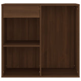 Cosmetic Cabinet Brown oak Engineered wood 80x40x75 cm 820504