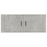 Wall Mounted TV Cabinet Concrete Grey 100x34.5x40 cm 816636