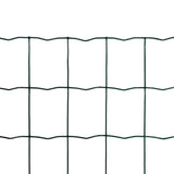 Fence Panels PVC-coated iron Green 140575