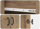 Cabinet Set 2 pcs 66 x 34.5 x 95 cm Engineered Wood 3416618
