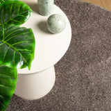 Rug ISTAN High Pile Shiny Look Grey 160 cm 375684