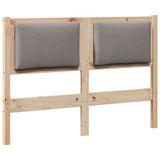 Headboard Other Brown 135 cm Solid pine wood 878962